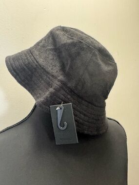 David and Young Black Soft velvet feel Bucket Hat ~ Unisex